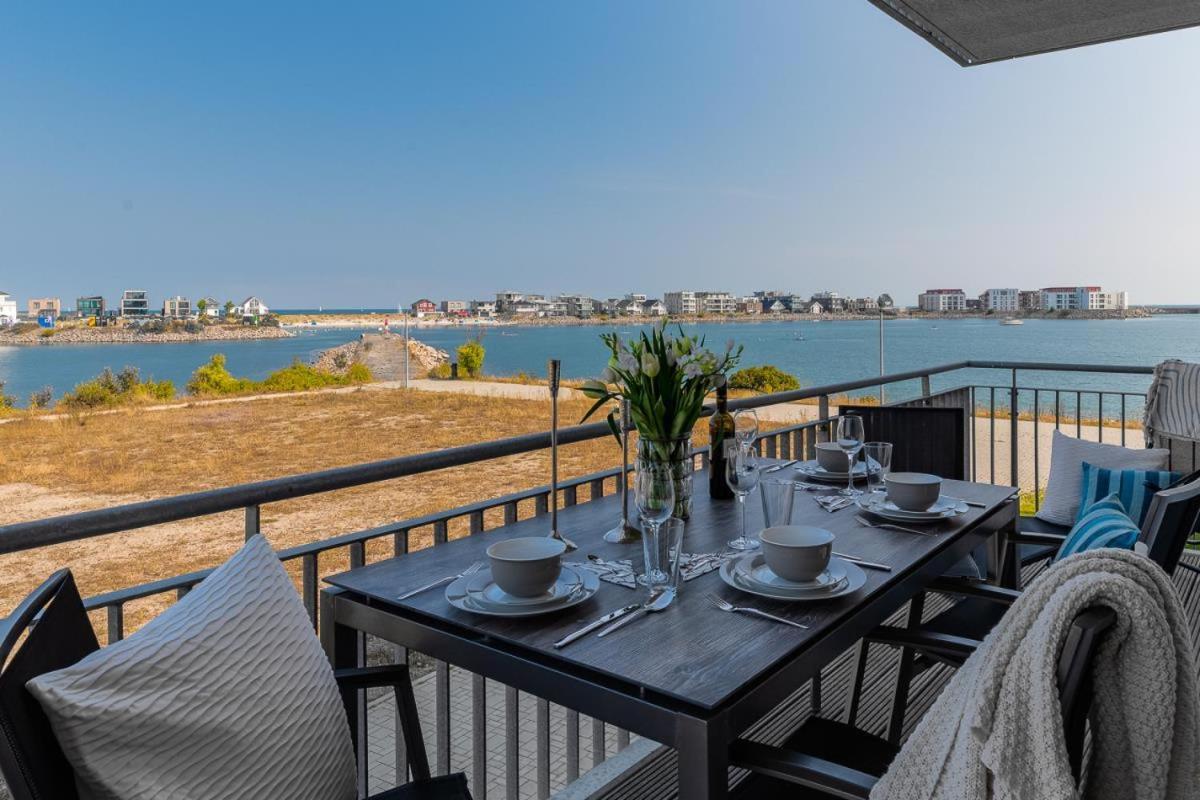 Ferienwohnung Ocean Star- 1 OG, Balkon, Hafenblick, Kamin Olpenitz Exterior foto