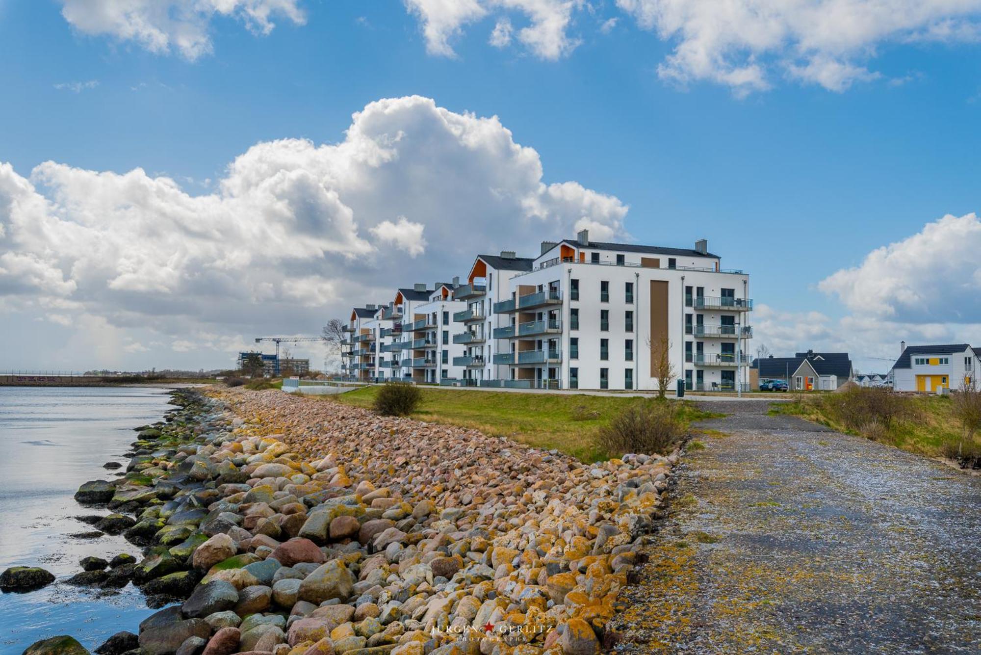 Ferienwohnung Ocean Star- 1 OG, Balkon, Hafenblick, Kamin Olpenitz Exterior foto